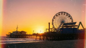 Santa Monica Sunset Glow