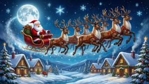 Santa's Flying Reindeer