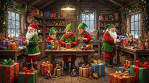 Santa's Workshop Elves