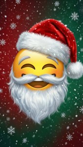 Santa Smirk Emoji