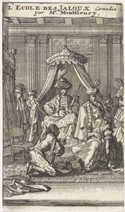 Santillane knielt in een slaapvertrek in het bijzijn van Guzman, Fabrice, Don Lope en Don Carlos voor zijn vrouw Leonor
