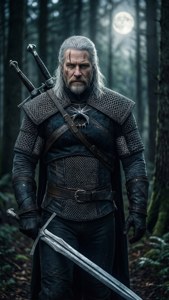 Sapkowski as Witcher