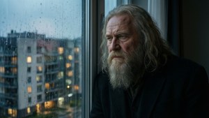 Sapkowski by Rainy Window
