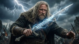 Sapkowski Wielding Sword