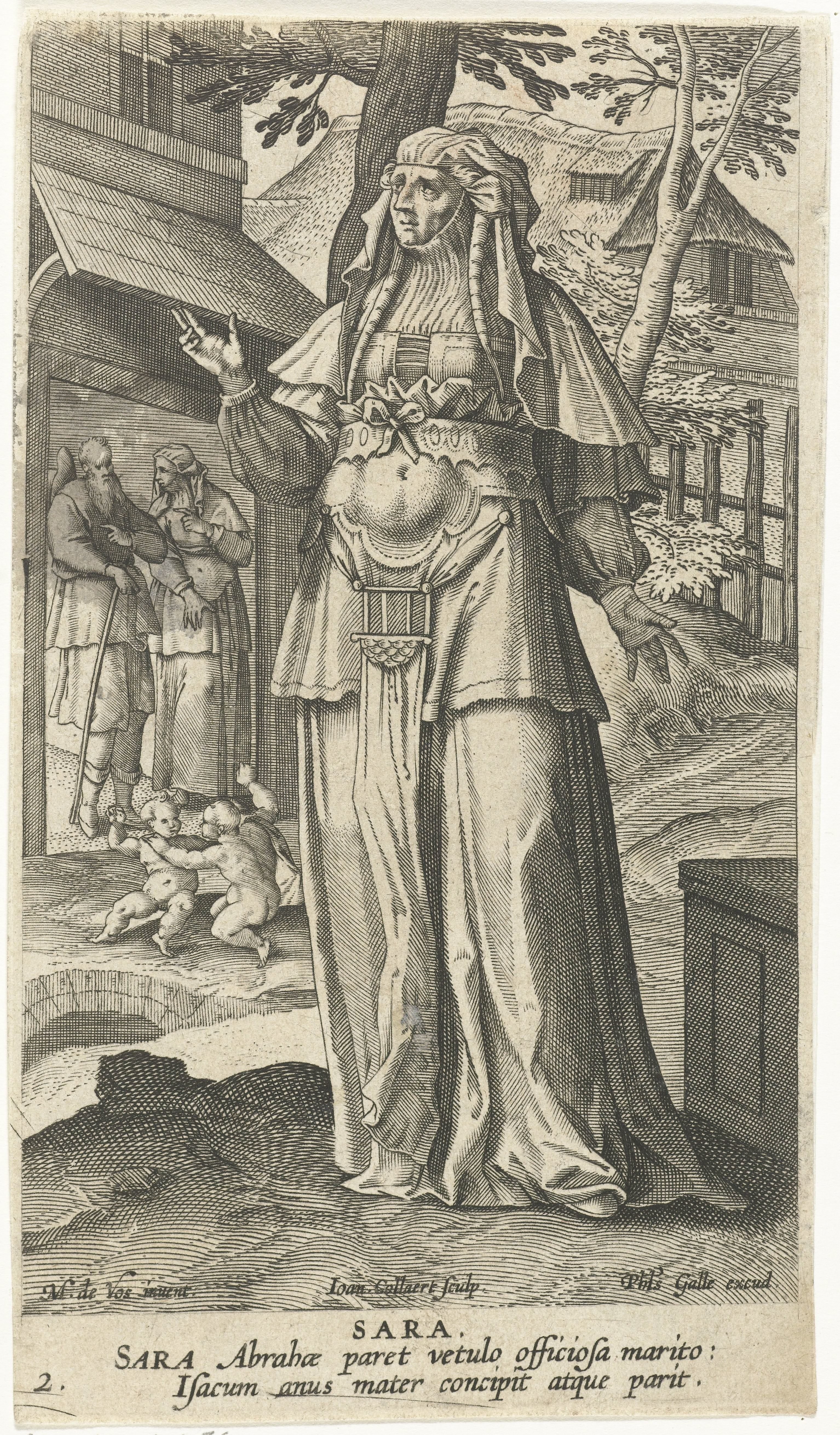 Sara by Jan Collaert (II)