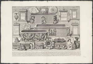 Sarcofagen en grafzuilen