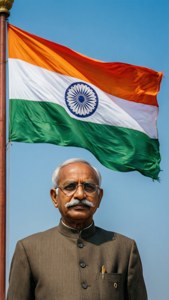 Sardar Patel Indian Flag