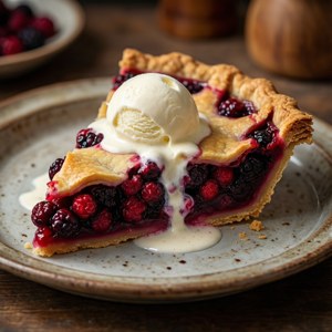 Saskatoon Berry Pie