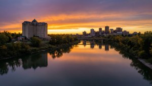 Saskatoon Sunset River