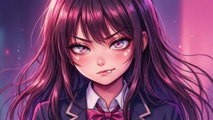 Sassy Anime Eye Roll