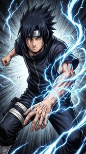 Sasuke Chidori Swirl