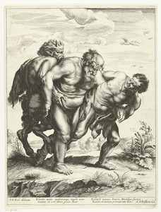 Saters ondersteunen dronken Silenus