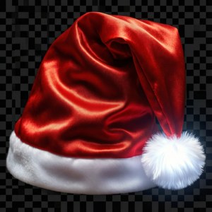 Satin Santa Hat