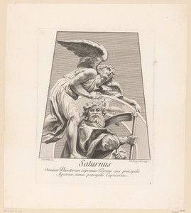 Saturnus met engel