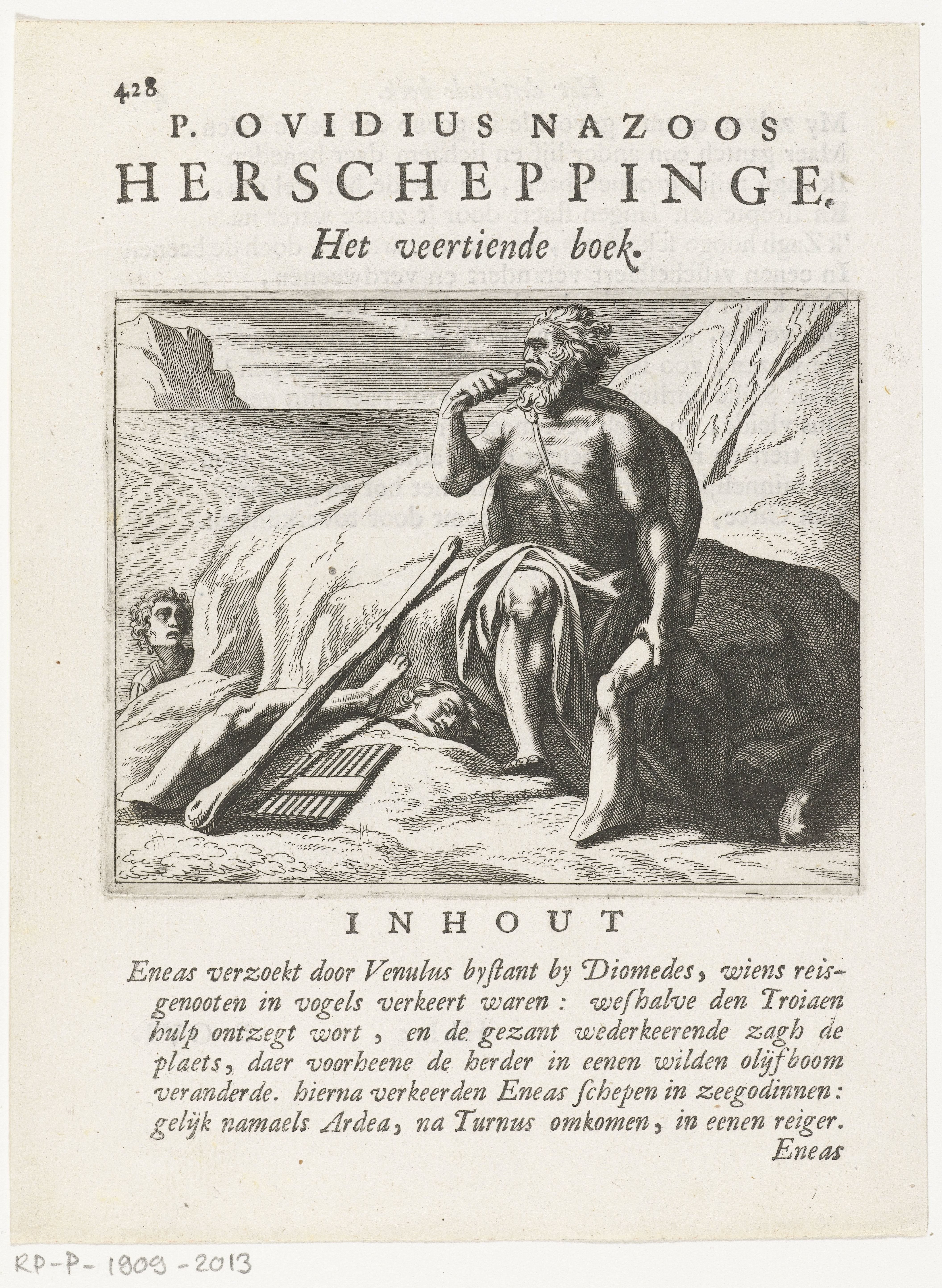Saturnus verslindt zijn kinderen by Abraham Bloteling