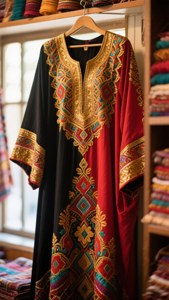 Saudi Embroidered Dress