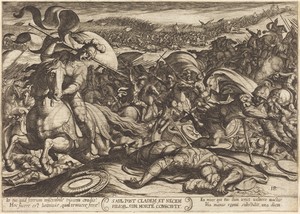 Saul Kills Himself after the Defeat of his Army by the Philistines