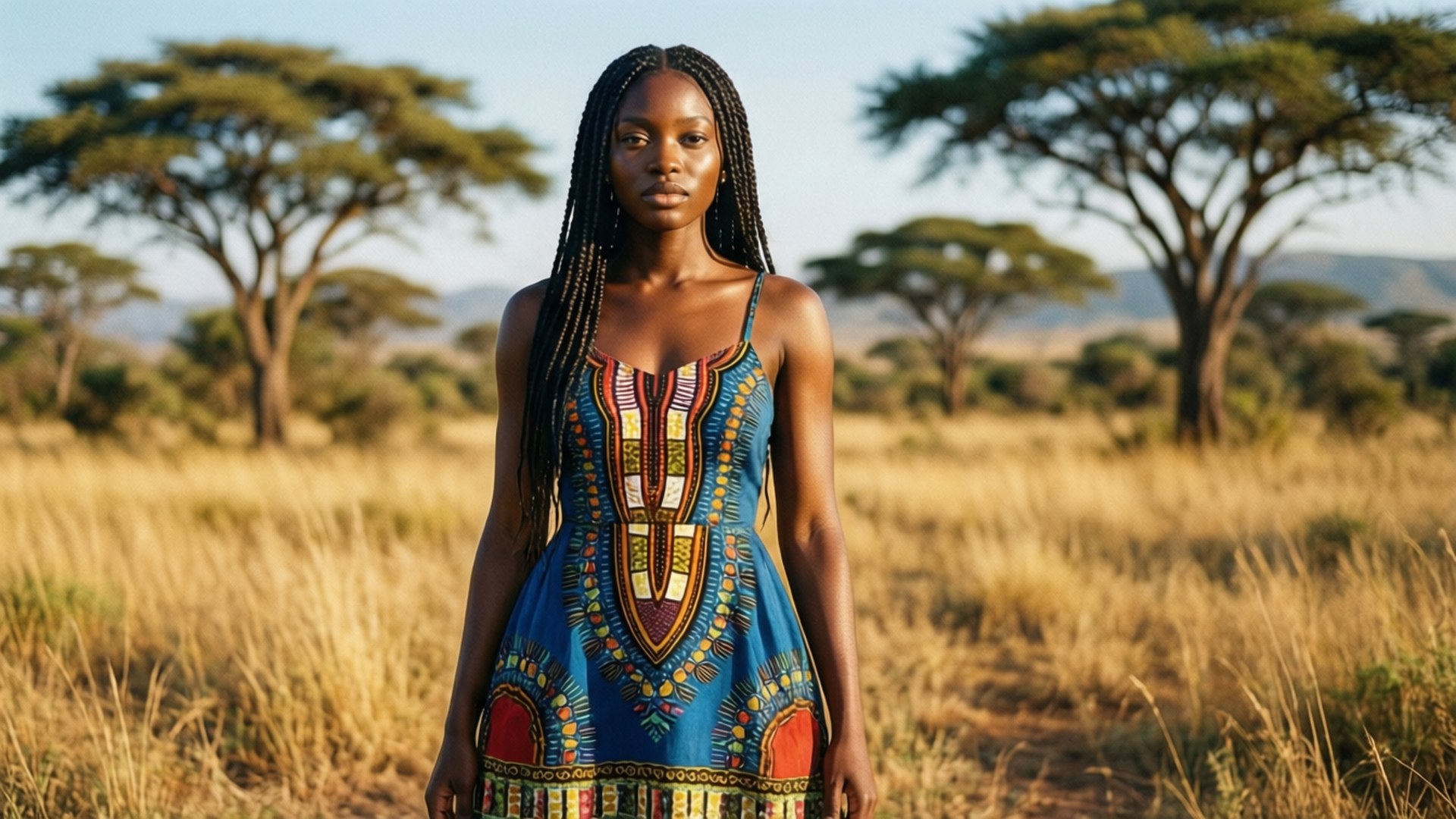 Savanna Queen Portrait by Wallpapers.art Studio