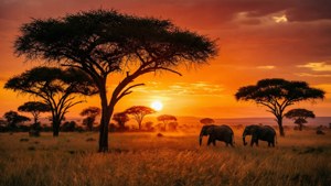 Savanna Sunset Serenity
