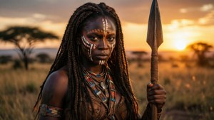 Savanna Sunset Warrior