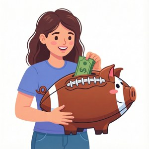 Savings Piggy Mom
