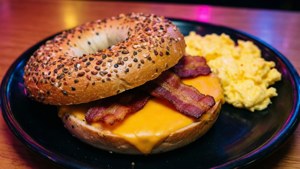 Savory Bacon Bagel