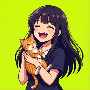 Sayori and Cat