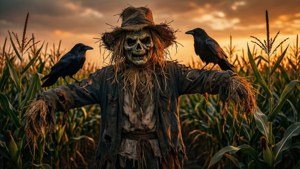 Scarecrow at Dusk