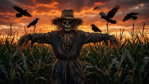 Scarecrow at Dusk