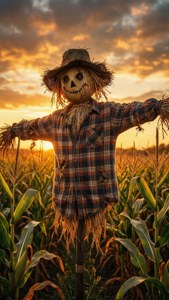 Scarecrow at Sunset