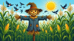 Scarecrow in Corn