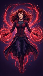 Scarlet Witch Chaos Vector