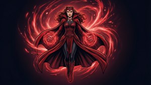 Scarlet Witch Magic Vector
