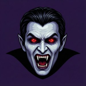 Scary Vampire Face