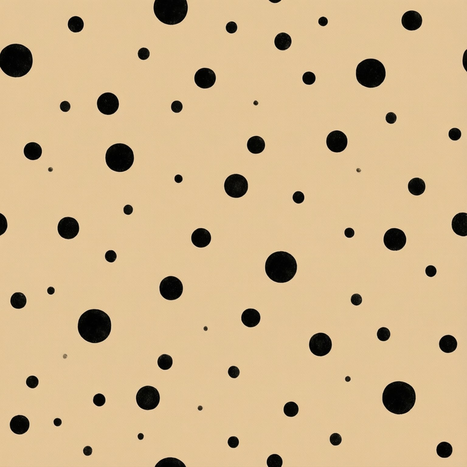 Scattered Black Dots by Wallpapers.art Studio