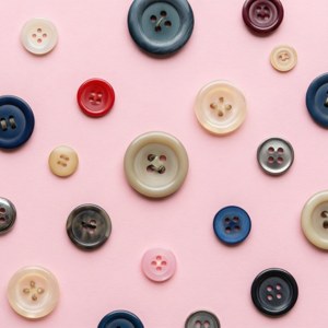 Scattered Pastel Buttons