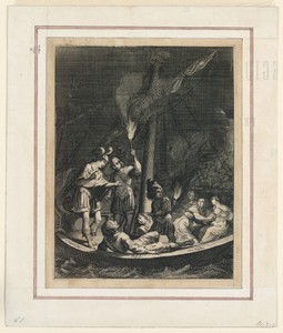 Scene from Desmarets de Saint-Sorlin's Play "Ariane"