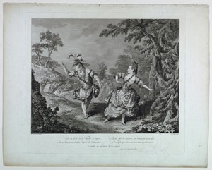 Scene from the Opera "Sylvie"