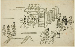Scene in the Yoshiwara, from the series "Views of Yoshiwara"