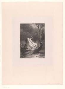 Scène uit Die Wahlverwandtschaften van Johann Wolfgang von Goethe