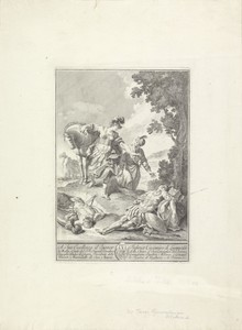 Scène uit Tasso's 'La Gerusalemme liberata'