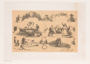 Scènes met de dood en de duivel