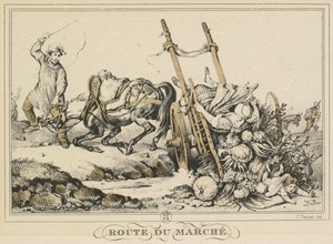 Scenes of Daily Life, Roads and Paths: Road to Market (Scènes de la vie quotidienne, Routes et Chemins: Route du Marché)