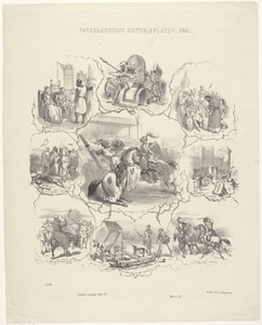 Scènes uit de tijd van de kruistochten