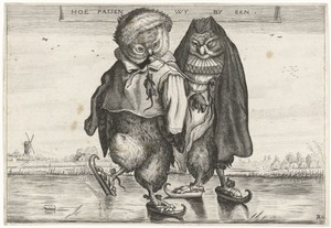Schaatsende uilen