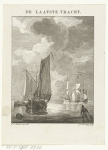 Schepen gaan voor anker
