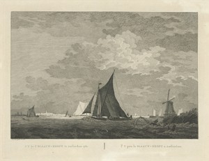 Schepen op het IJ bij het Blauwhoofd te Amsterdam, 1762