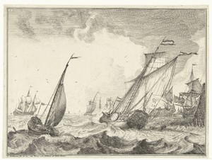 Schepen op zee