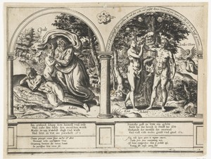 Schepping van Eva en de zondeval