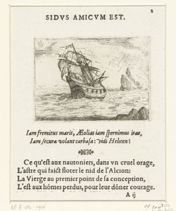 Schip in een storm